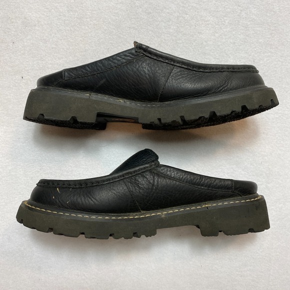 Ariat Slip On Shoes Womens 7B Black Leather Rugged West Pebbled - Picture 4 of 9